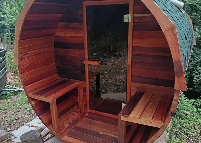 Stream-side And Sauna Chalet