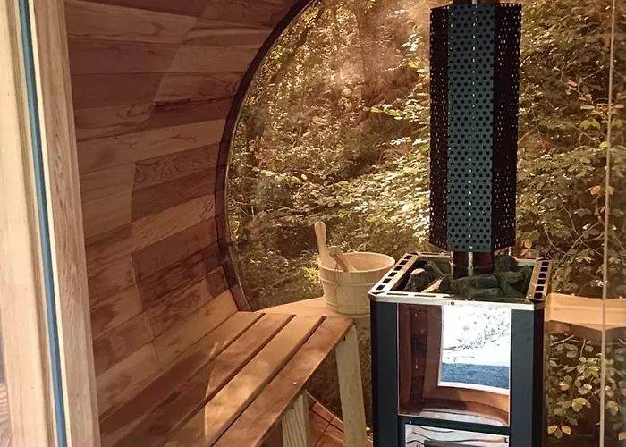 Stream-side And Sauna Chalet